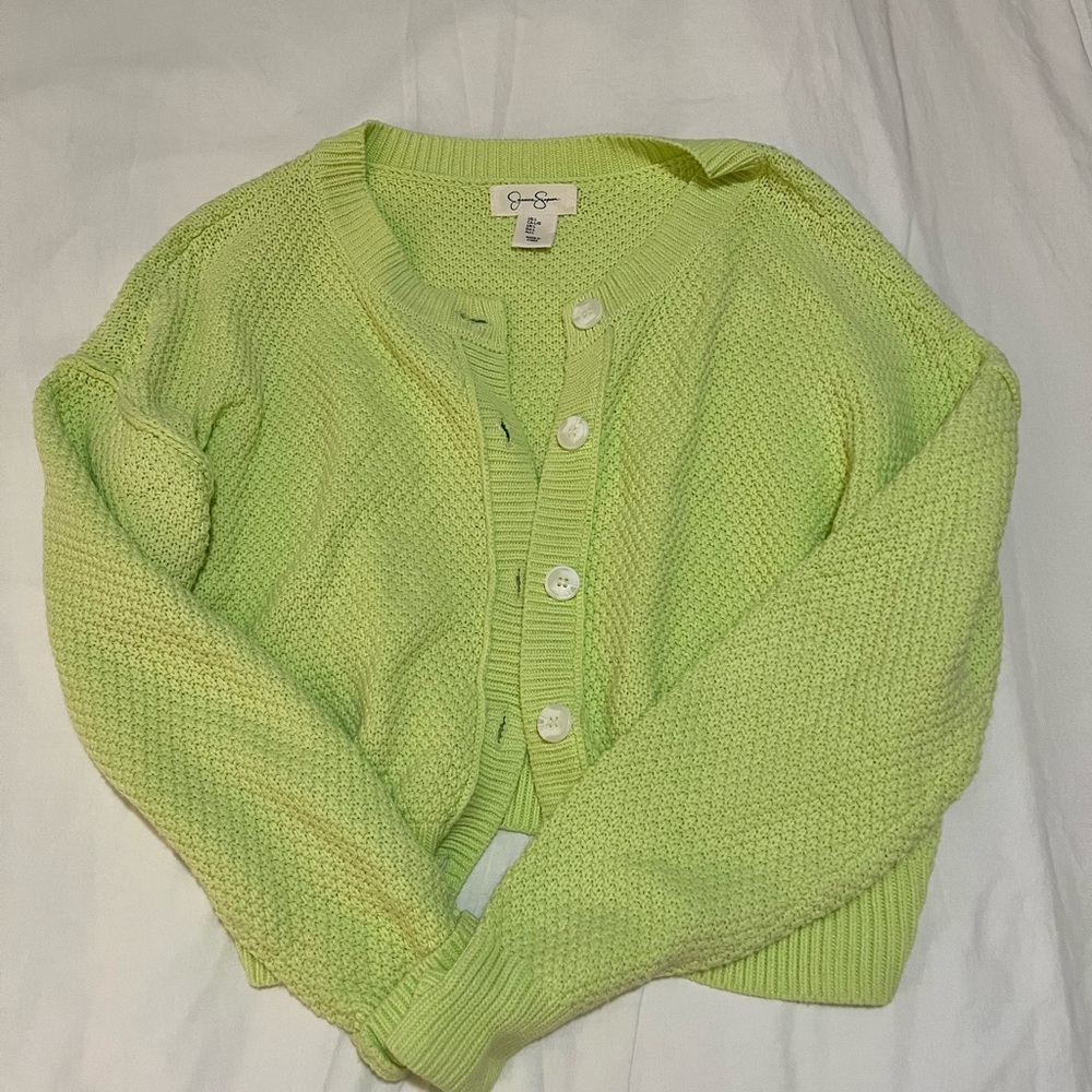 Jessica Simpson Lime Green Kids Sweater